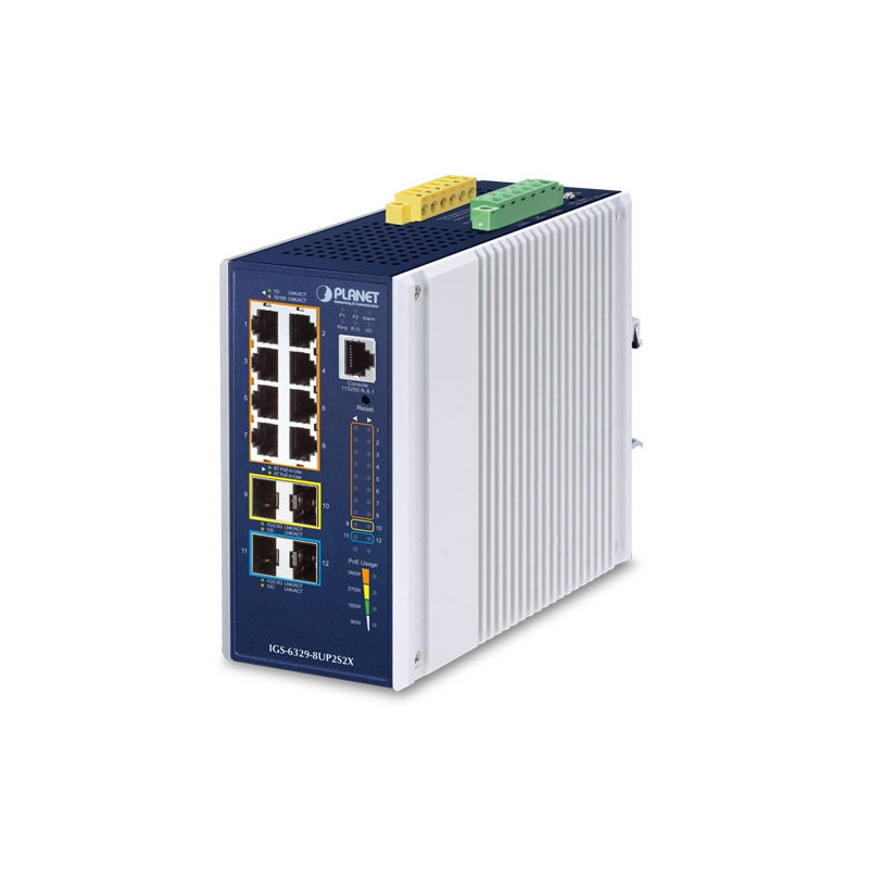 Switch Industrial 4-puertos PoE AW-IHT-0500