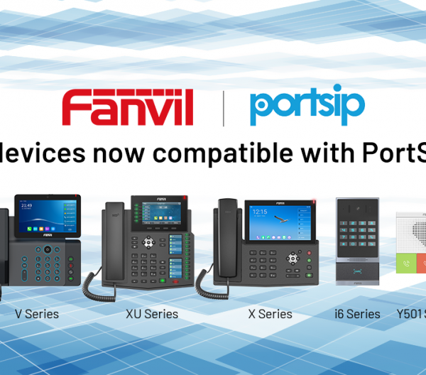 Dispositivos Fanvil ahora compatibles con Portsip PBX
